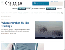 Tablet Screenshot of christiancentury.org
